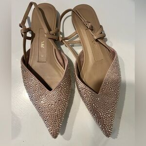 ZARA Jeweled Flats ✨